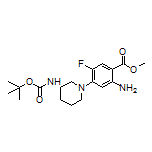 Methyl (S)-2-Amino-4-[3-(Boc-amino)-1-piperidyl]-5-fluorobenzoate