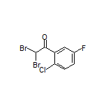 2,2-Dibromo-2’-chloro-5’-fluoroacetophenone