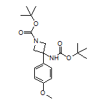 N,1-Di-Boc-3-(4-methoxyphenyl)azetidin-3-amine