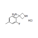 3-Amino-3-(2-fluoro-4-methylphenyl)azetidine Hydrochloride