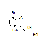 3-Amino-3-(3-bromo-2-chlorophenyl)azetidine Hydrochloride