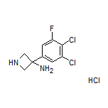 3-Amino-3-(3,4-dichloro-5-fluorophenyl)azetidine Hydrochloride