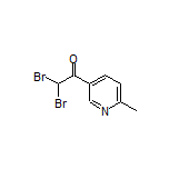 2,2-Dibromo-1-(6-methyl-3-pyridyl)ethanone