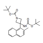 N,1-Di-Boc-3-amino-3-(2-methyl-1-naphthyl)azetidine