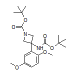 N,1-Di-Boc-3-(2,5-dimethoxyphenyl)-3-aminoazetidine