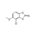 4-Chloro-5-methoxybenzo[d][1,3]dioxole-2-thione