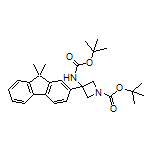 N,1-Di-Boc-3-amino-3-(9,9-dimethyl-9H-fluoren-2-yl)azetidine