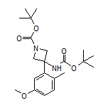 N,1-Di-Boc-3-amino-3-(5-methoxy-2-methylphenyl)azetidine