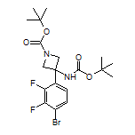 3-(4-Bromo-2,3-difluorophenyl)-N,1-di-Boc-3-aminoazetidine