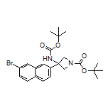 3-(7-Bromo-2-naphthyl)-N,1-di-Boc-3-aminoazetidine
