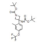 N,1-Di-Boc-3-amino-3-[2-methyl-4-(trifluoromethoxy)phenyl]azetidine