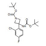 N,1-Di-Boc-3-amino-3-(2-chloro-4-fluorophenyl)azetidine