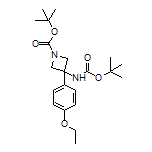 N,1-Di-Boc-3-amino-3-(4-ethoxyphenyl)azetidine