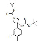 N,1-Di-Boc-3-amino-3-(3-fluoro-4-methylphenyl)azetidine