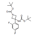 N,1-Di-Boc-3-amino-3-(2,4-difluorophenyl)azetidine