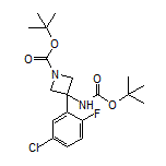 N,1-Di-Boc-3-amino-3-(5-chloro-2-fluorophenyl)azetidine