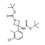 N,1-Di-Boc-3-amino-3-(3-chloro-2-methylphenyl)azetidine