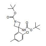 N,1-Di-Boc-3-amino-3-(2-chloro-5-methylphenyl)azetidine