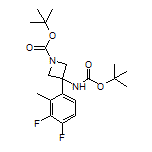 N,1-Di-Boc-3-amino-3-(3,4-difluoro-2-methylphenyl)azetidine