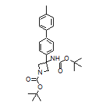 N,1-Di-Boc-3-amino-3-(4’-methyl-4-biphenylyl)azetidine