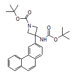 N,1-Di-Boc-3-amino-3-(3-phenanthryl)azetidine