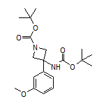 N,1-Di-Boc-3-amino-3-(3-methoxyphenyl)azetidine