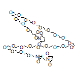 2,5-Dioxo-1-pyrrolidinyl 1-(2,5-Dioxo-2,5-dihydro-1-pyrrolyl)-3-oxo-7,10,13,16,19,22,25,28,31,34,37,40,43,46,49,52,55,58,61,64,67,70,73,76-tetracosaoxa-4-azanonaheptacontan-79-oate