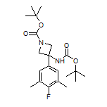 N,1-Di-Boc-3-amino-3-(4-fluoro-3,5-dimethylphenyl)azetidine