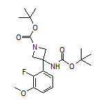 N,1-Di-Boc-3-amino-3-(2-fluoro-3-methoxyphenyl)azetidine