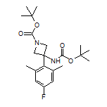 N,1-Di-Boc-3-amino-3-(4-fluoro-2,6-dimethylphenyl)azetidine