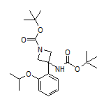 N,1-Di-Boc-3-amino-3-(2-isopropoxyphenyl)azetidine