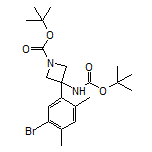 3-(5-Bromo-2,4-dimethylphenyl)-N,1-di-Boc-3-aminoazetidine