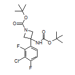 N,1-Di-Boc-3-amino-3-(3-chloro-2,4-difluorophenyl)azetidine