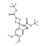 3-(2-Bromo-4,5-dimethoxyphenyl)-N,1-di-Boc-3-aminoazetidine