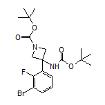 3-(3-Bromo-2-fluorophenyl)-N,1-di-Boc-3-aminoazetidine
