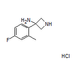 3-Amino-3-(4-fluoro-2-methylphenyl)azetidine Hydrochloride