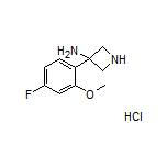 3-Amino-3-(4-fluoro-2-methoxyphenyl)azetidine Hydrochloride