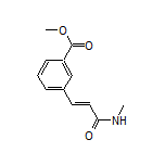 Methyl (E)-3-[3-(Methylamino)-3-oxo-1-propenyl]benzoate
