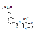 (E)-3-[3-(Methylamino)-3-oxo-1-propenyl]-N-[7-(methylamino)furo[3,2-b]pyridin-6-yl]benzamide