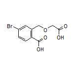 4-Bromo-2-[(carboxymethoxy)methyl]benzoic Acid