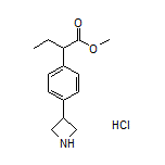 Methyl 2-[4-(3-Azetidinyl)phenyl]butanoate Hydrochloride