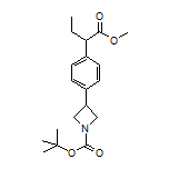 Methyl 2-[4-(1-Boc-3-azetidinyl)phenyl]butanoate