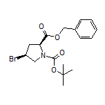 (2S,4S)-4-Bromo-2-Cbz-1-Boc-pyrrolidine