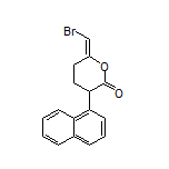 (E)-6-(Bromomethylene)-3-(1-naphthyl)tetrahydro-2H-pyran-2-one