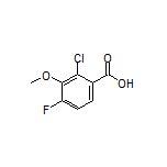 2-Chloro-4-fluoro-3-methoxybenzoic Acid