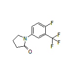 1-[4-Fluoro-3-(trifluoromethyl)phenyl]-2-pyrrolidinone