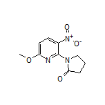 1-(6-Methoxy-3-nitro-2-pyridyl)-2-pyrrolidinone