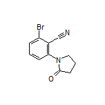 2-Bromo-6-(2-oxo-1-pyrrolidinyl)benzonitrile