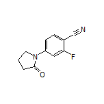 2-Fluoro-4-(2-oxo-1-pyrrolidinyl)benzonitrile