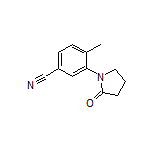 4-Methyl-3-(2-oxo-1-pyrrolidinyl)benzonitrile